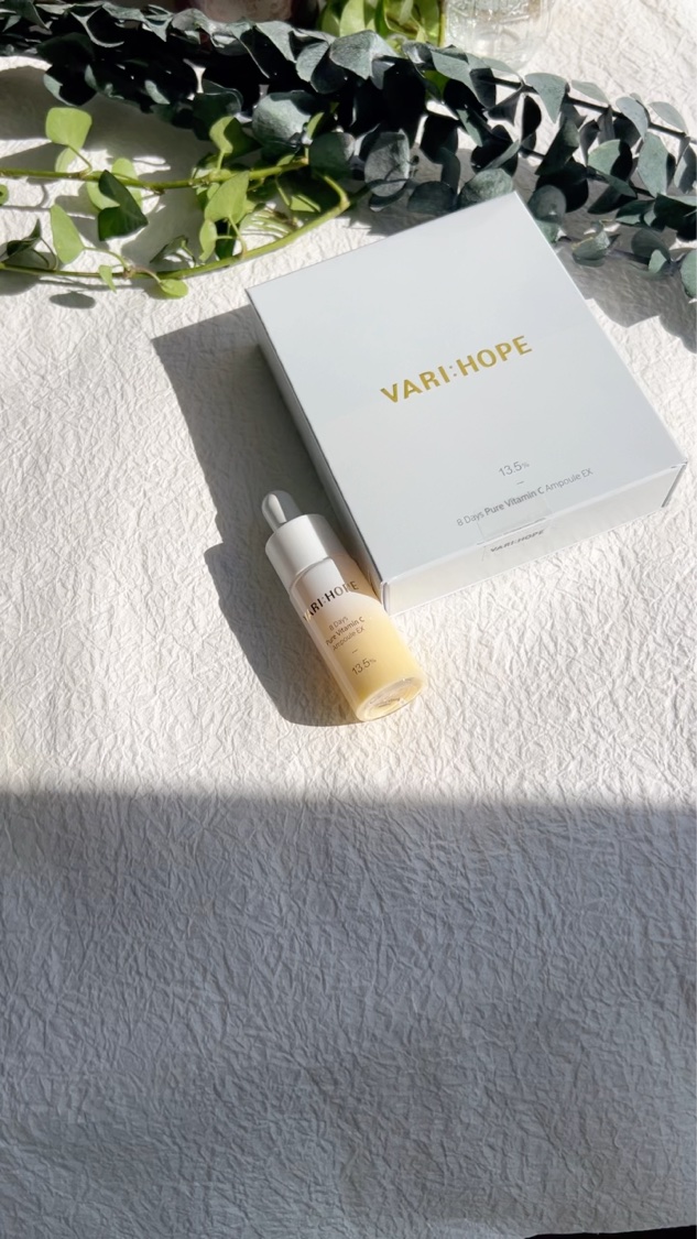 ８デイズピュアビタミンCアンプル/VARI:HOPE/美容液を使ったクチコミ（3枚目）