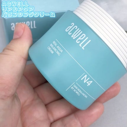 リアルアクアバランシングクリーム /ACWELL/フェイスクリームの動画クチコミ3つ目