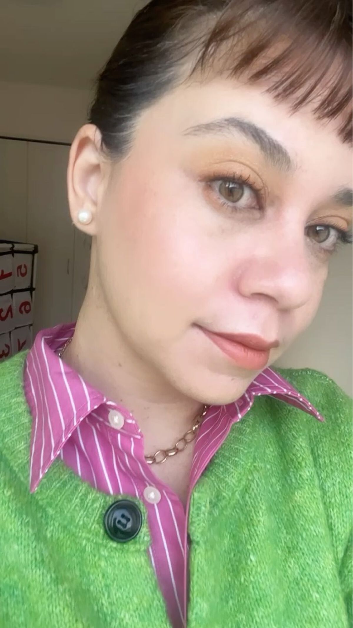 3CE SHEER LIQUID BLUSHER #SOFT FIG/3CE/リキッドチークを使ったクチコミ（3枚目）