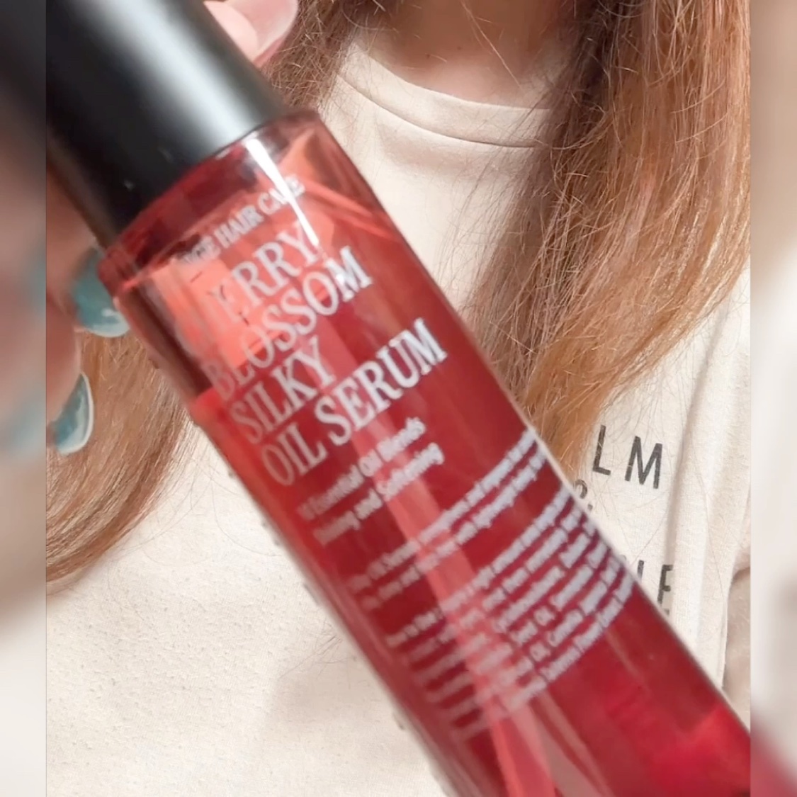 SILKY OIL SERUM CherryBlossom/CULRY SHYLL/ヘアオイルの動画クチコミ2つ目