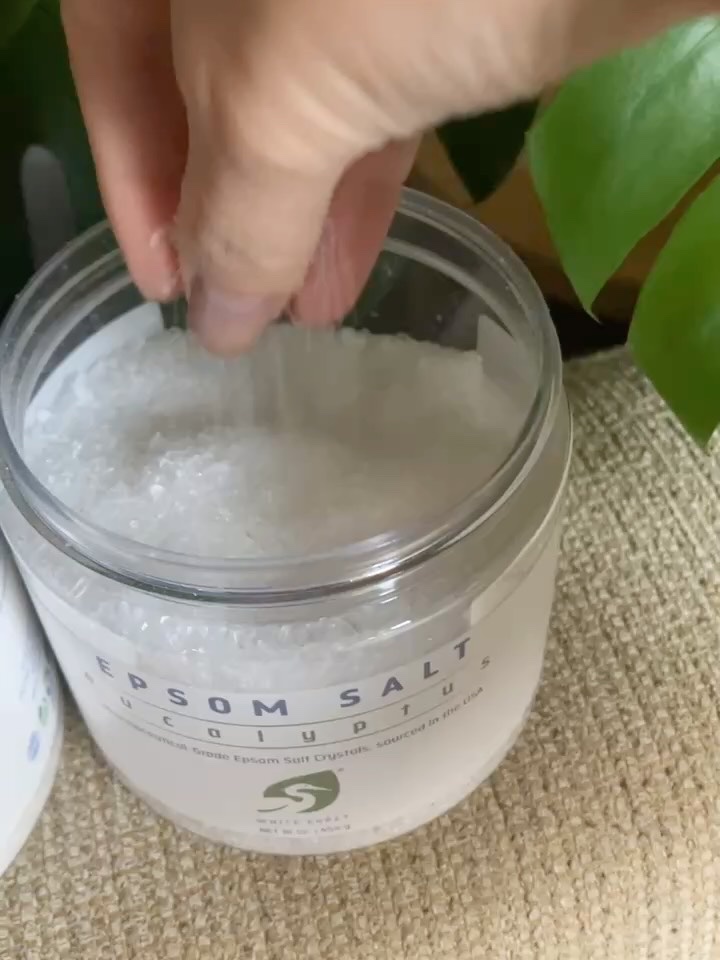 White Egret Personal Care エプソムソルトのクチコミ「WHITE EGRET
EPSOM SALT
ラベンダー、ユーカリ

#Merメルのコスメ購入.....」（3枚目）