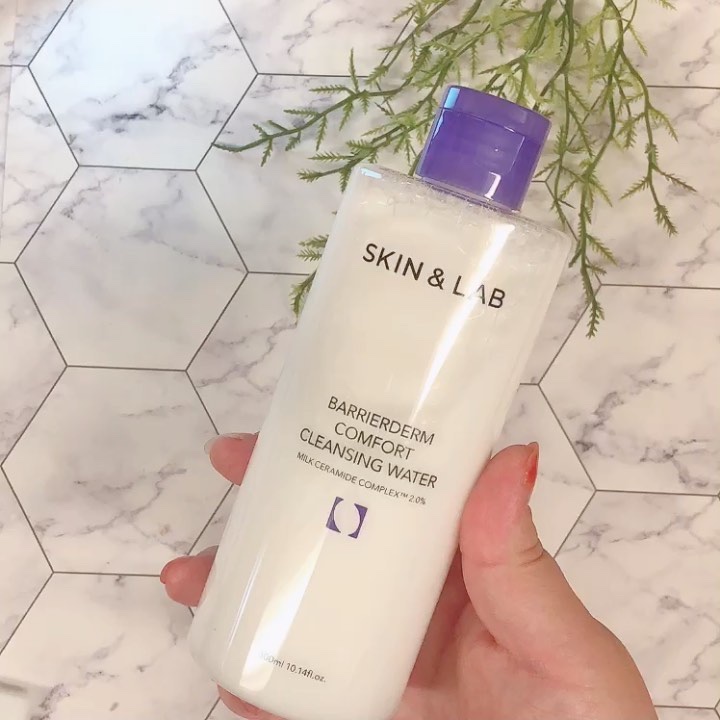 バリアダームクレンジングウォーター/SKIN&LAB/クレンジングウォーターの動画クチコミ3つ目