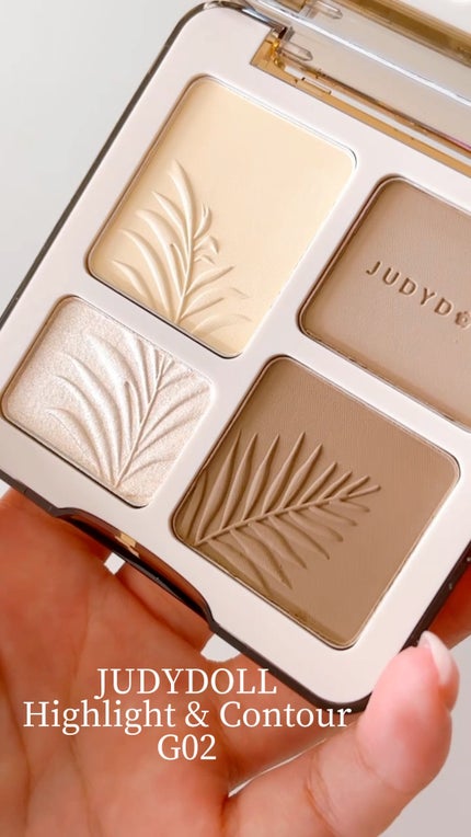 JUDYDOLL メリハリマスターパレット/JUDYDOLL/パウダーハイライトの人気ショート動画
