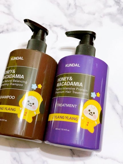 BT21 ハニー&マカダミア /ネイチャーシャンプー/プロテイントリートメントセット/KUNDAL/市販シャンプーの動画クチコミ1つ目