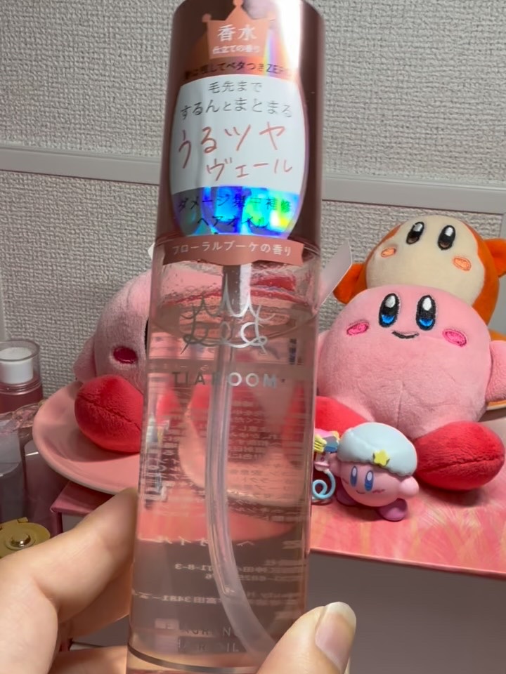 フレグランスヘアオイル フローラルブーケ/TIAROOM/ヘアミルクの動画クチコミ4つ目