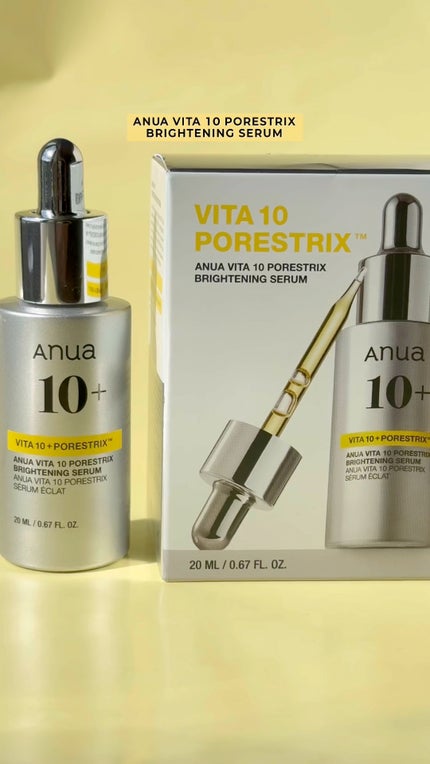 ビタミン10 ポアストリックスセラム/Anua/美容液の人気ショート動画
