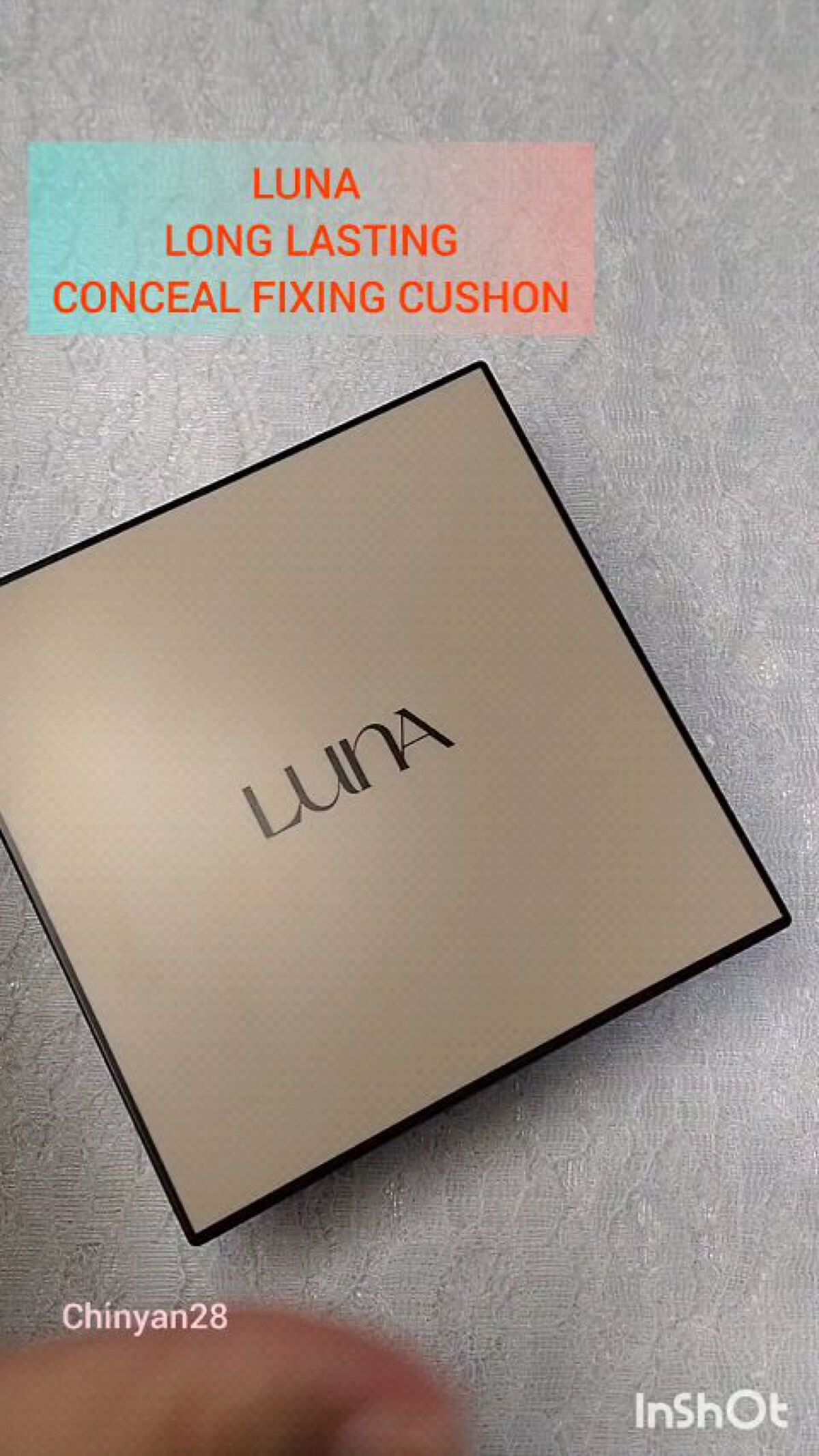  ロングラスティングコンシールフィクシングクッション /LUNA/クッションファンデーションを使ったクチコミ（1枚目）