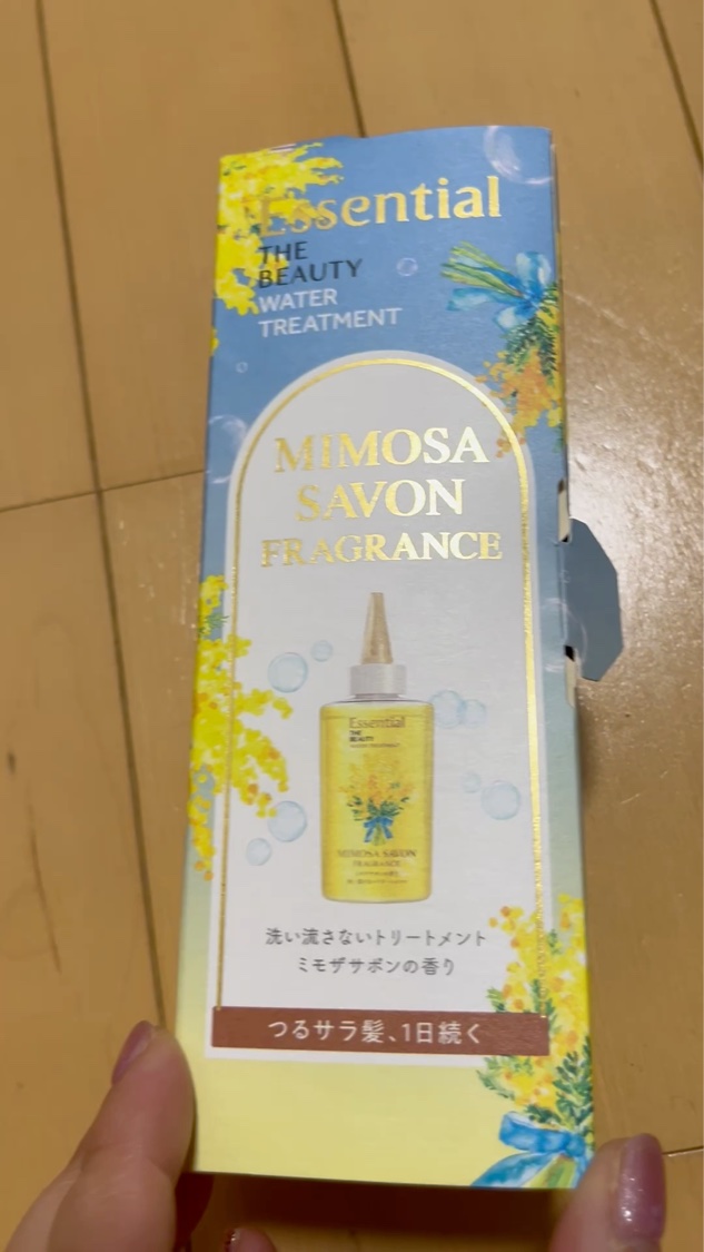エッセンシャル ザビューティ ウォータートリートメント EXスムース ミモザサボンの香り　/エッセンシャル/洗い流すヘアトリートメントを使ったクチコミ（2枚目）