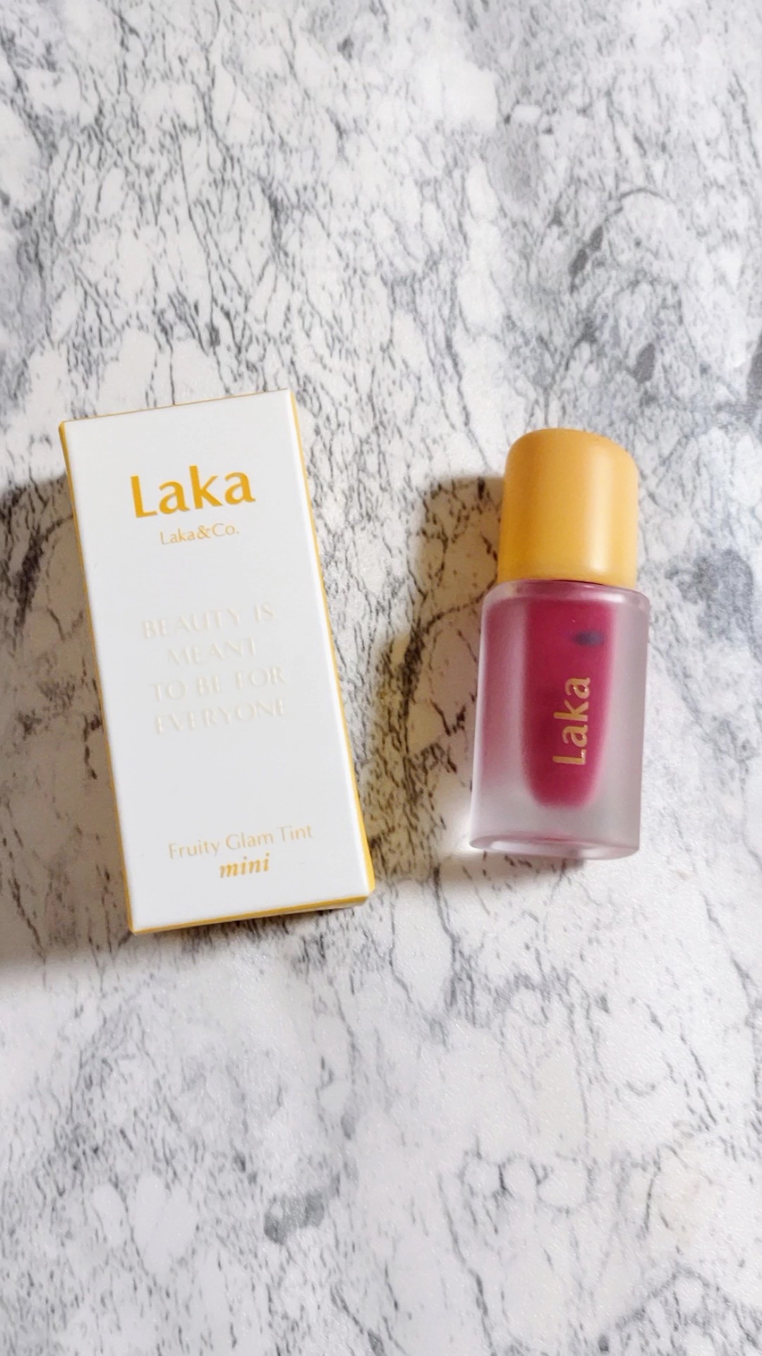 フルーティーグラムティント/Laka/リップティントを使ったクチコミ（1枚目）