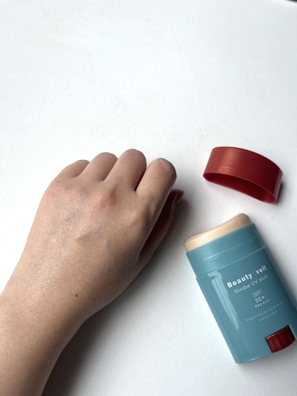 ストロボUVスティック/Beauty veil/日焼け止めスティックを使ったクチコミ（1枚目）