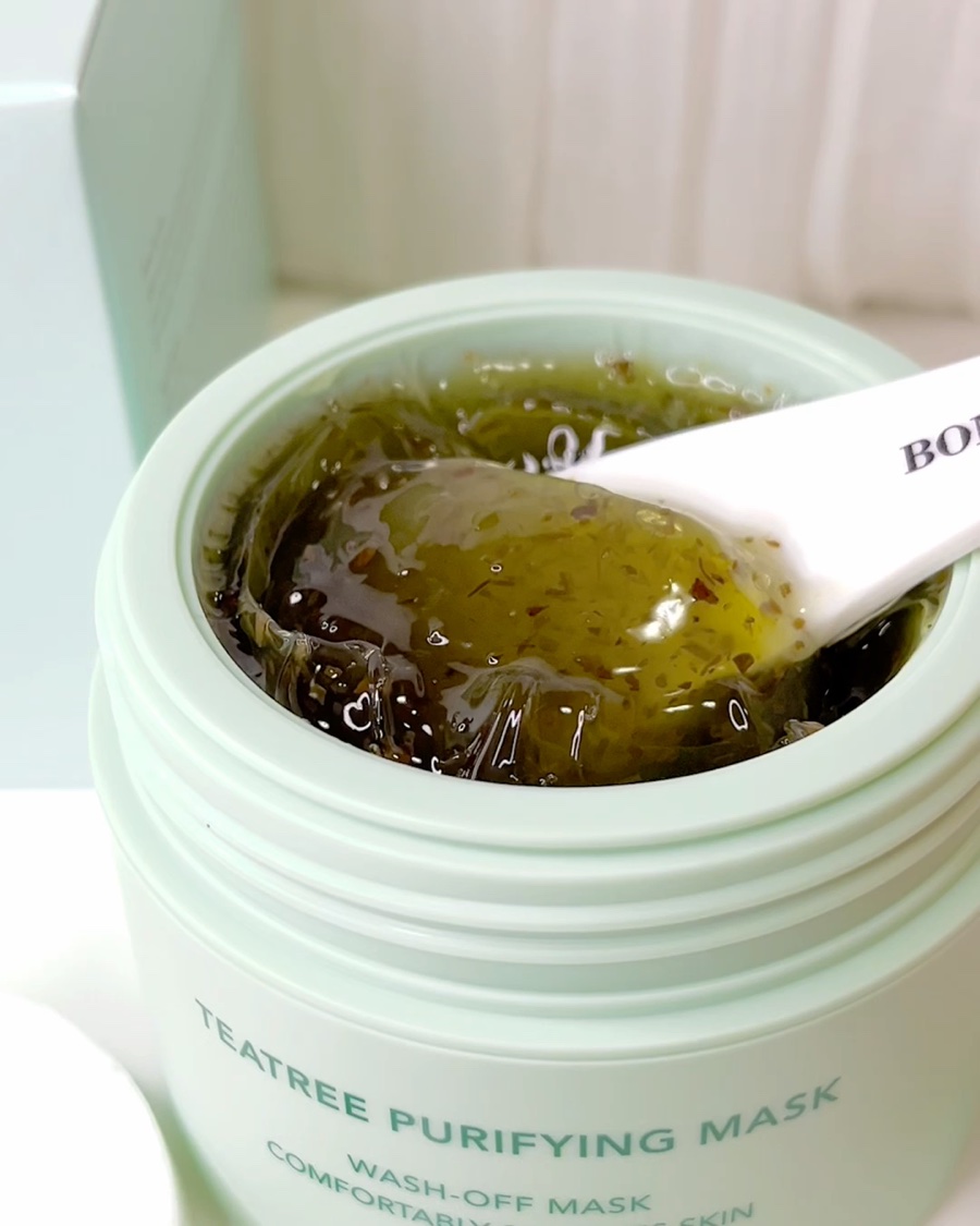 ティーツリーピュリファイングマスク/BONABELLA/洗い流すパック・マスクを使ったクチコミ（2枚目）