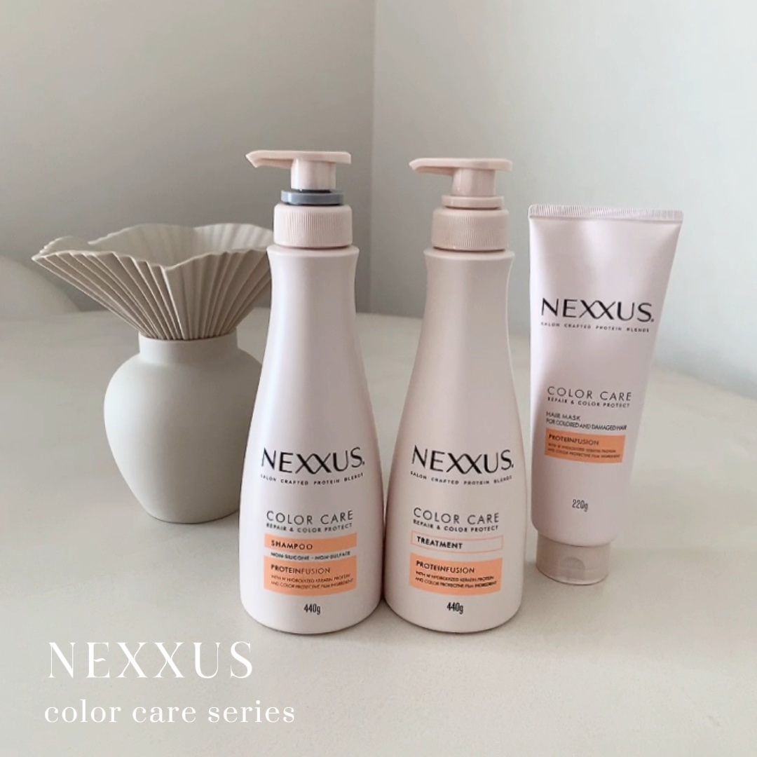 ネクサス リペア＆カラープロテクト シャンプー／トリートメント/NEXXUS(ネクサス)/市販シャンプーの動画クチコミ5つ目