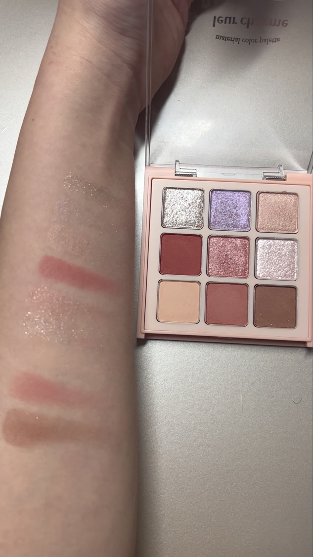 マテリアルカラーパレット/leur charme/アイシャドウパレットを使ったクチコミ（3枚目）