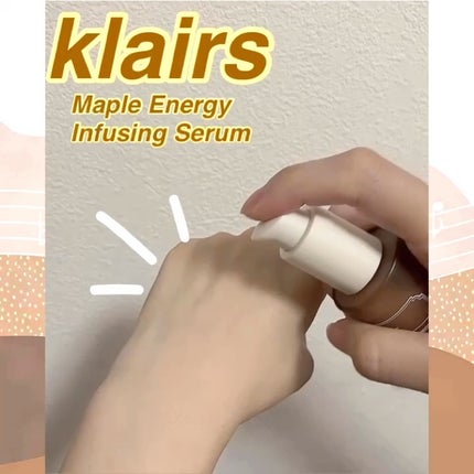 メープルエナジーインフュージングセラム/Klairs/美容液の人気ショート動画