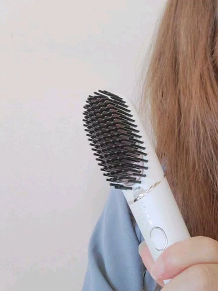 プレミアム ブラシ型ヘアアイロン/CARERISE/その他スタイリングを使ったクチコミ(3枚目)