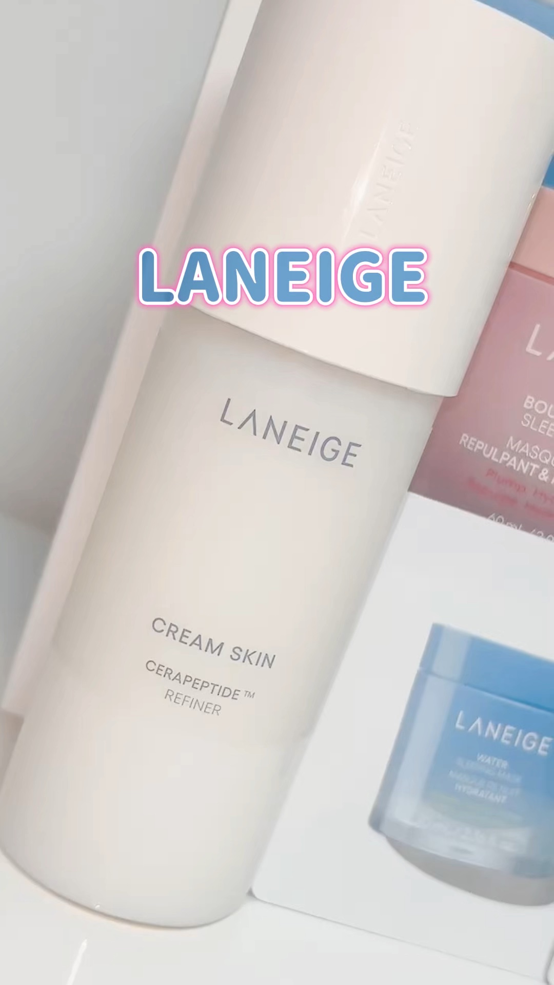 バウンシースリーピングマスク/LANEIGE/フェイスクリームの人気ショート動画