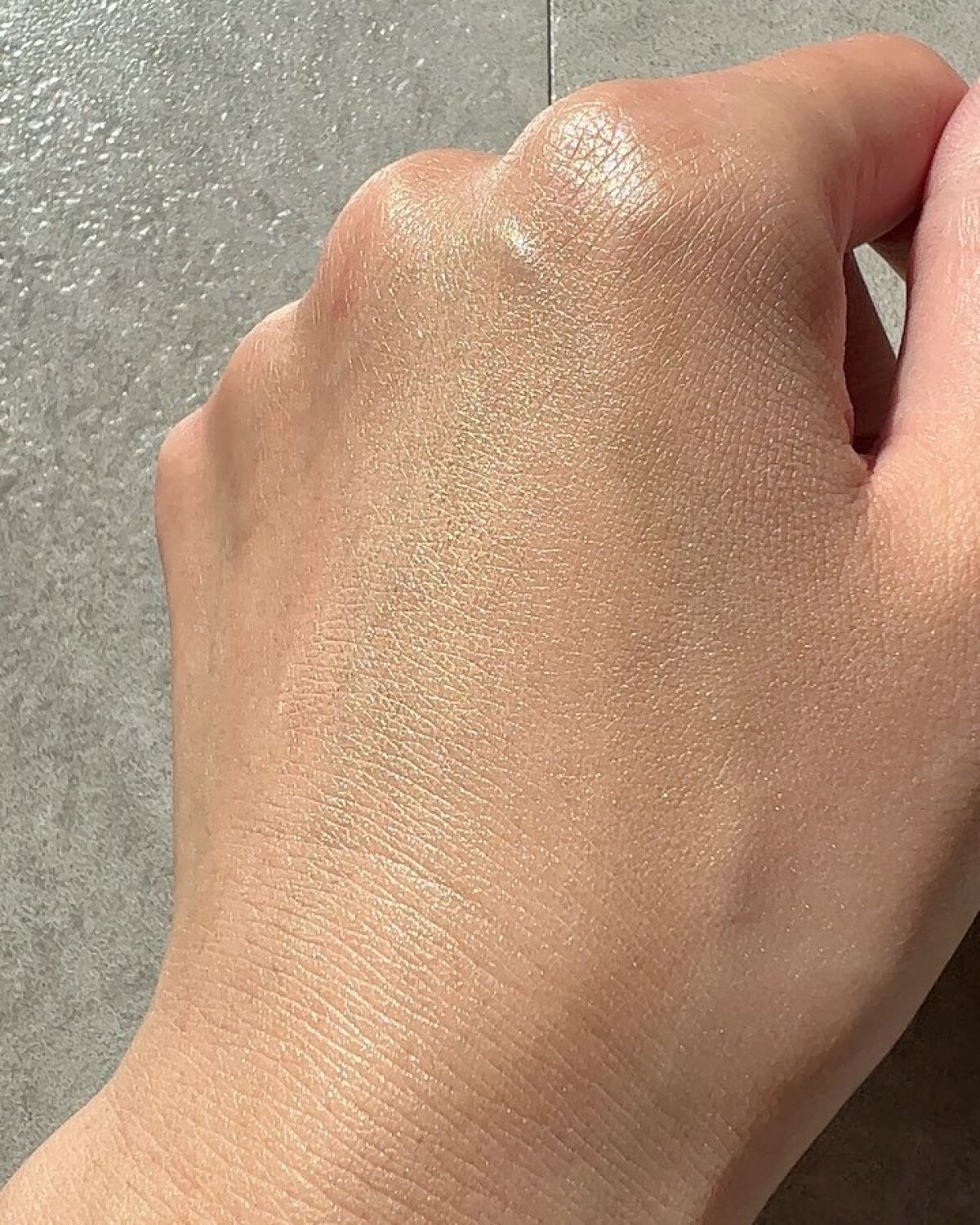 メイクアップ クリームＮ 01 シャンパンベージュ/ナチュラグラッセ/化粧下地を使ったクチコミ（3枚目）