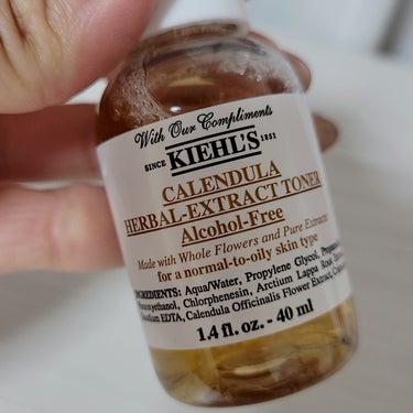 キールズ ハーバル トナー CL アルコールフリー/Kiehl's/化粧水を使ったクチコミ（1枚目）