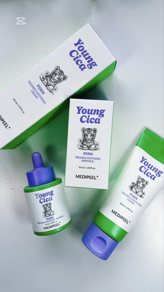 Young Cica PDRN TROUBLE SOOTHING CREAM/MEDIPEEL/フェイスクリームの動画クチコミ2つ目