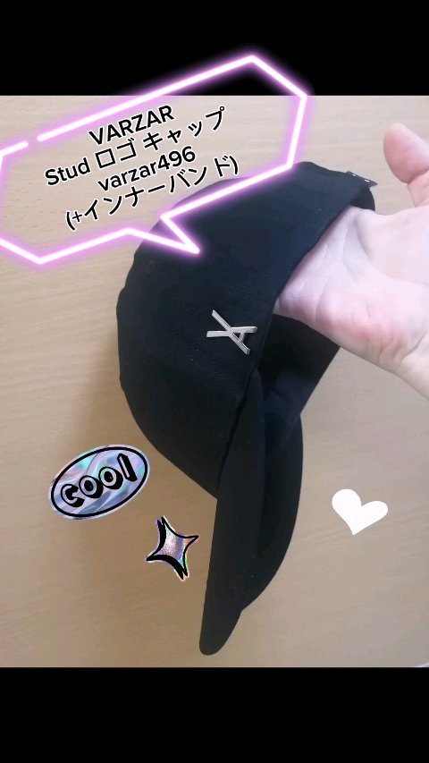 stud ロゴ キャップ ［19タイプ］/VARZAR/その他を使ったクチコミ（1枚目）