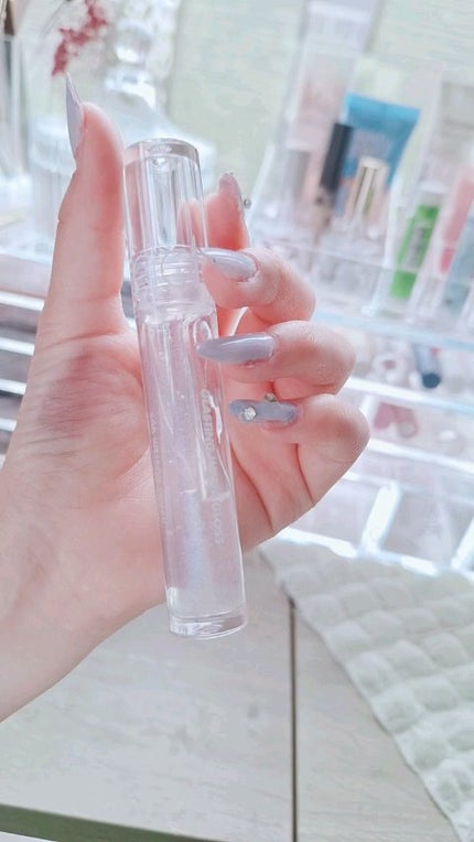 グラスティングウォーターグロス/rom&nd/リップグロスを使ったクチコミ(1枚目)