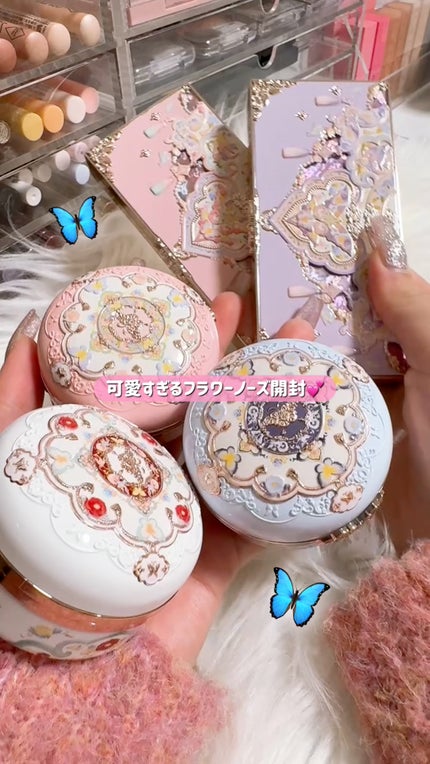 胡蝶雲肩ブラッシュデュオ<チークカラー> /FlowerKnows/パウダーチークの人気ショート動画