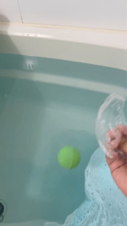 びっくら?たまご 炭酸ガス入浴剤/バンダイ/入浴剤を使ったクチコミ(3枚目)
