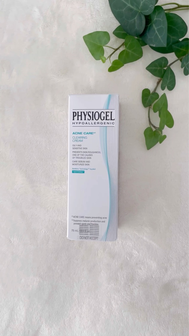 アクネケア クリアリング フェイシャル クリーム/PHYSIOGEL/フェイスクリームの動画クチコミ1つ目