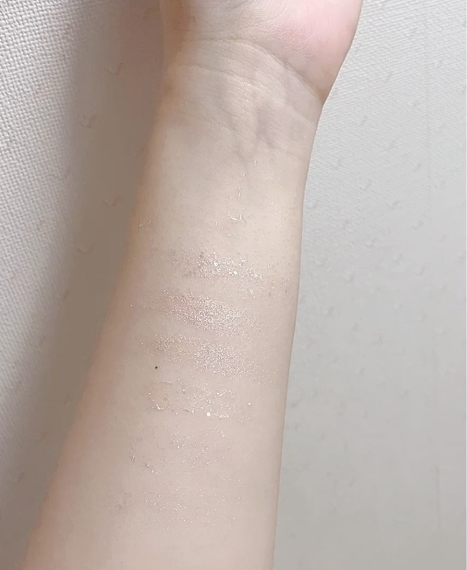 グリーミングアイグリッター/IBIM/グリッターを使ったクチコミ（3枚目）