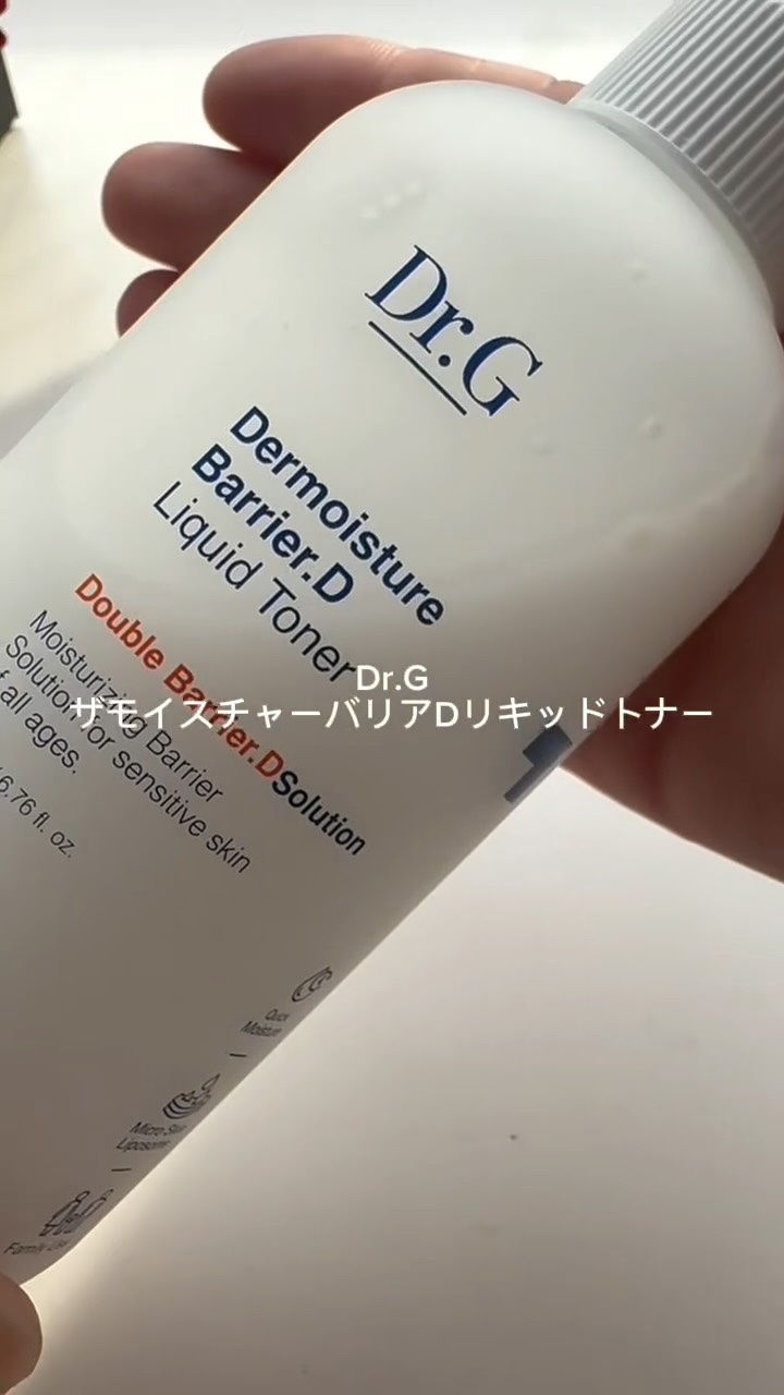 ザモイスチャーバリアDリキッドトナー/Dr.G/化粧水の人気ショート動画