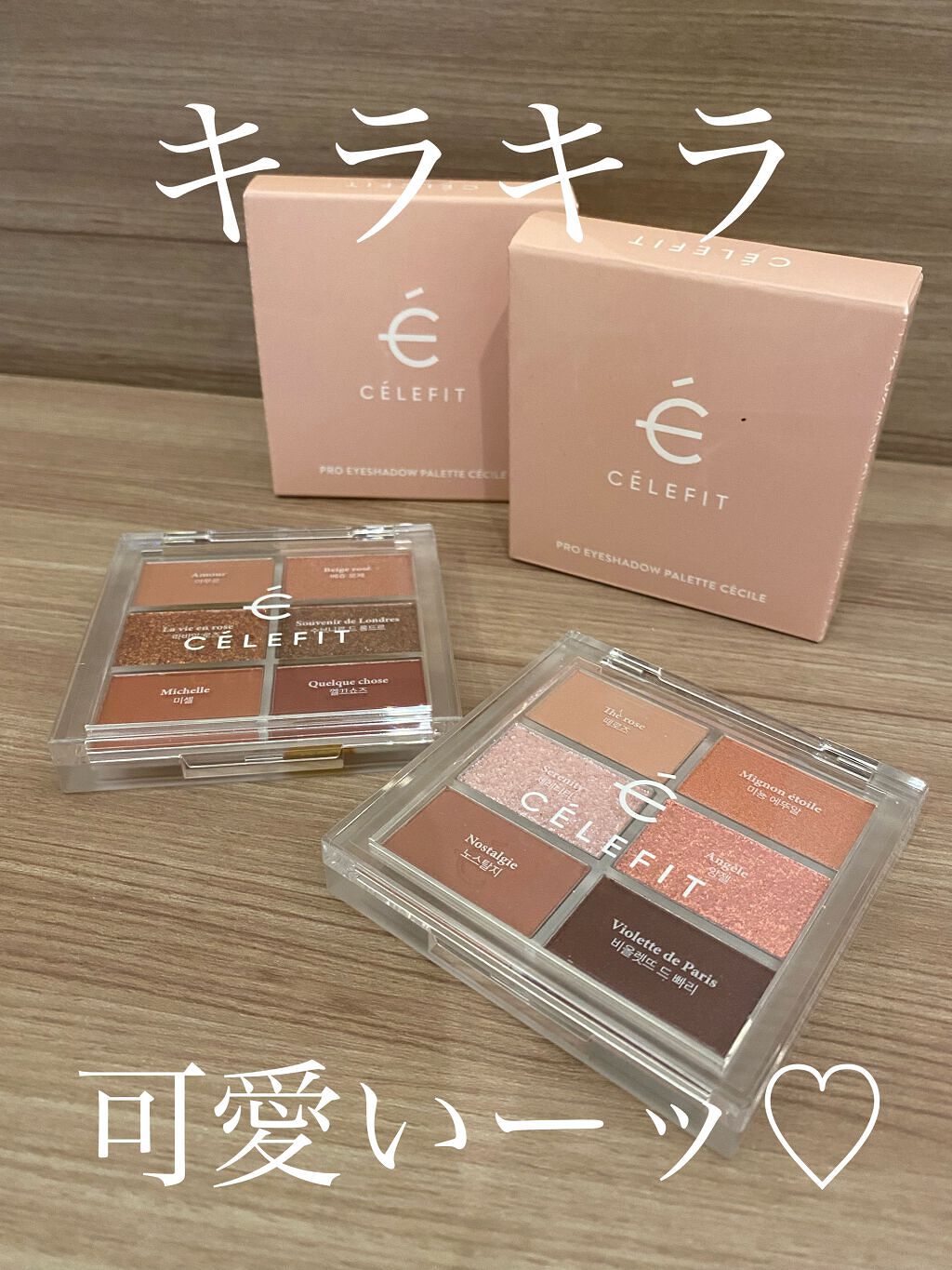 プロアイシャドウパレットセシル/CELEFIT/アイシャドウパレットを使ったクチコミ（1枚目）