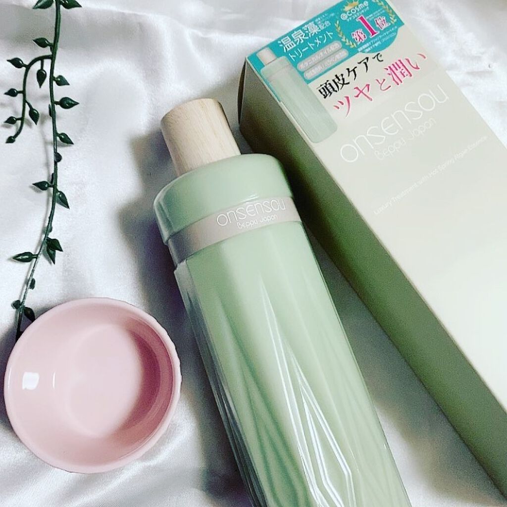 温泉藻配合頭皮ケアシャンプー／トリートメント/ONSENSOU/市販シャンプーを使ったクチコミ（3枚目）