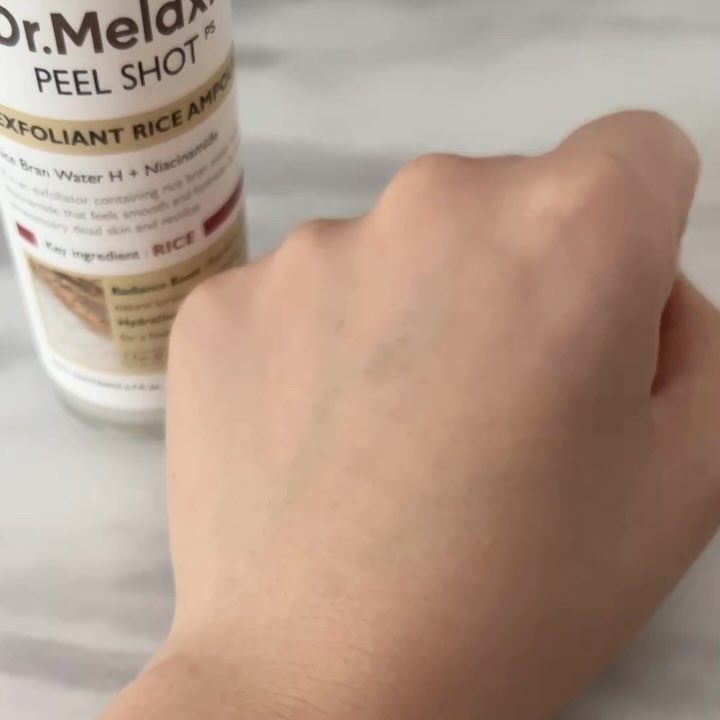 白米ピールショットゴマージュアンプル/Dr.Melaxin/美容液を使ったクチコミ（3枚目）