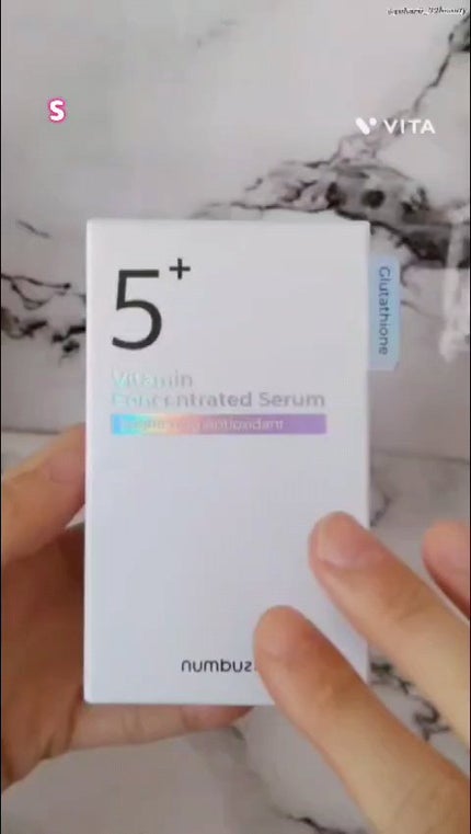 5番 白玉グルタチオンC美容液/numbuzin/美容液の人気ショート動画