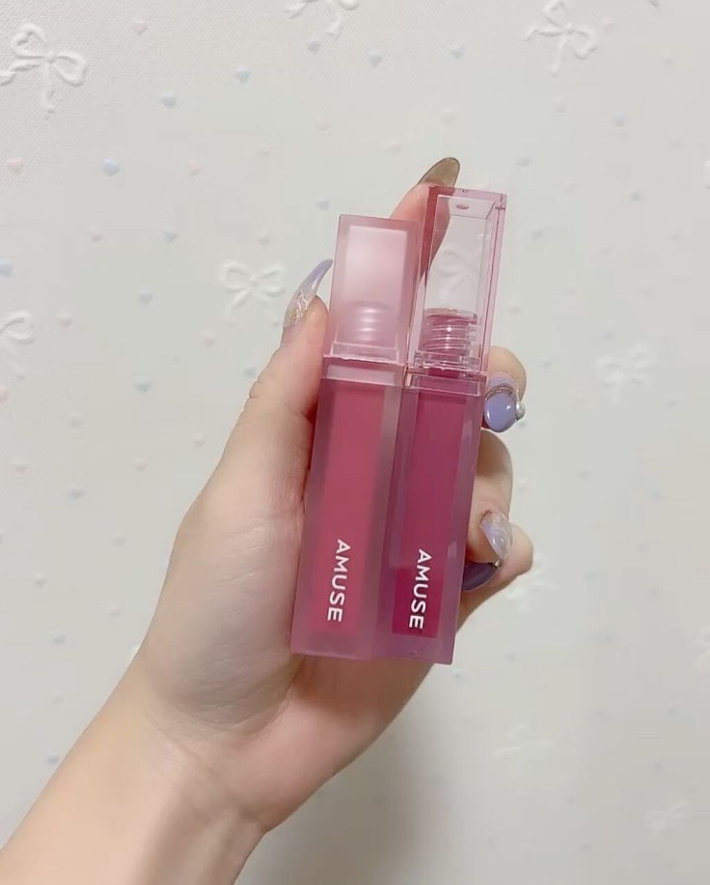 デュー ベルベット/AMUSE/口紅を使ったクチコミ（2枚目）