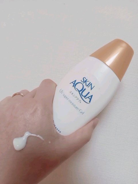 スキンアクア スーパーモイスチャージェル/スキンアクア/日焼け止めジェルの人気ショート動画