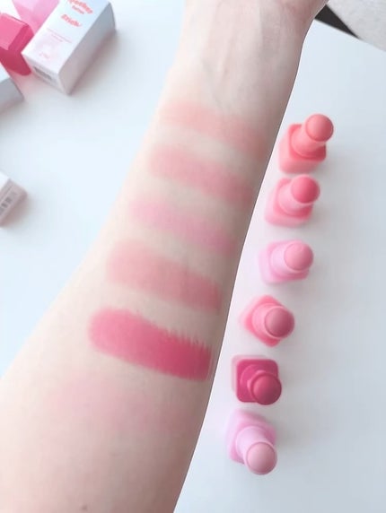 ポケットコットンブラーリングスティック/2aN/ジェル・クリームチークを使ったクチコミ(4枚目)