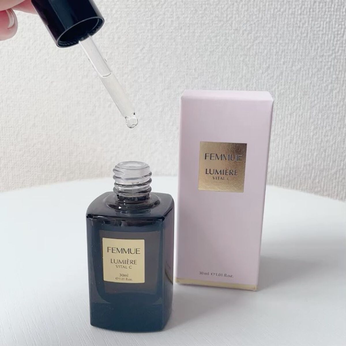 ルミエール ヴァイタルC/FEMMUE/ブースター・導入液を使ったクチコミ（2枚目）