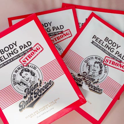 ボディピーリングパッド ストロング/Mom’s Bath Recipe/ボディスクラブの人気ショート動画