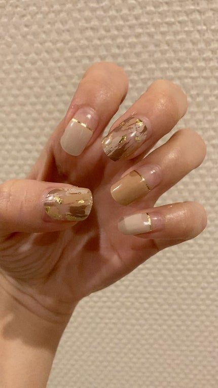 セミキュアジェルネイル(ハンド)/ohora/ネイルシールの人気ショート動画