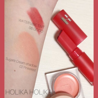 SUGARLIT CREAM SHADOW/HOLIKA HOLIKA/ジェル・クリームアイシャドウを使ったクチコミ（3枚目）