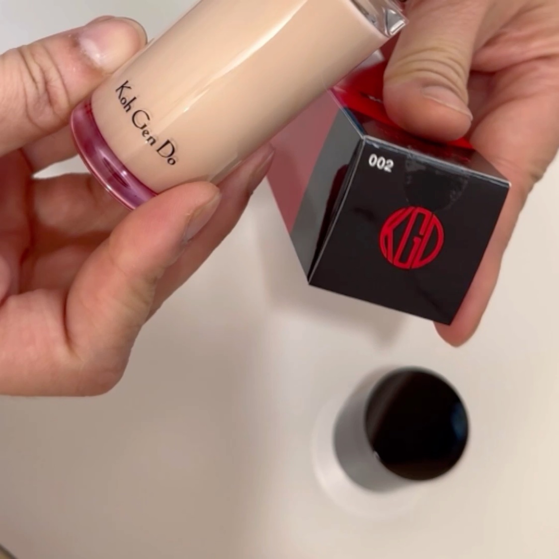 マイファンスィー アクアファンデーション/Koh Gen Do/リキッドファンデーションを使ったクチコミ（3枚目）