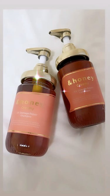 Creamy EXダメージリペアシャンプー1.0/ヘアトリートメント2.0/&honey/シャンプー・コンディショナーを使ったクチコミ（1枚目）