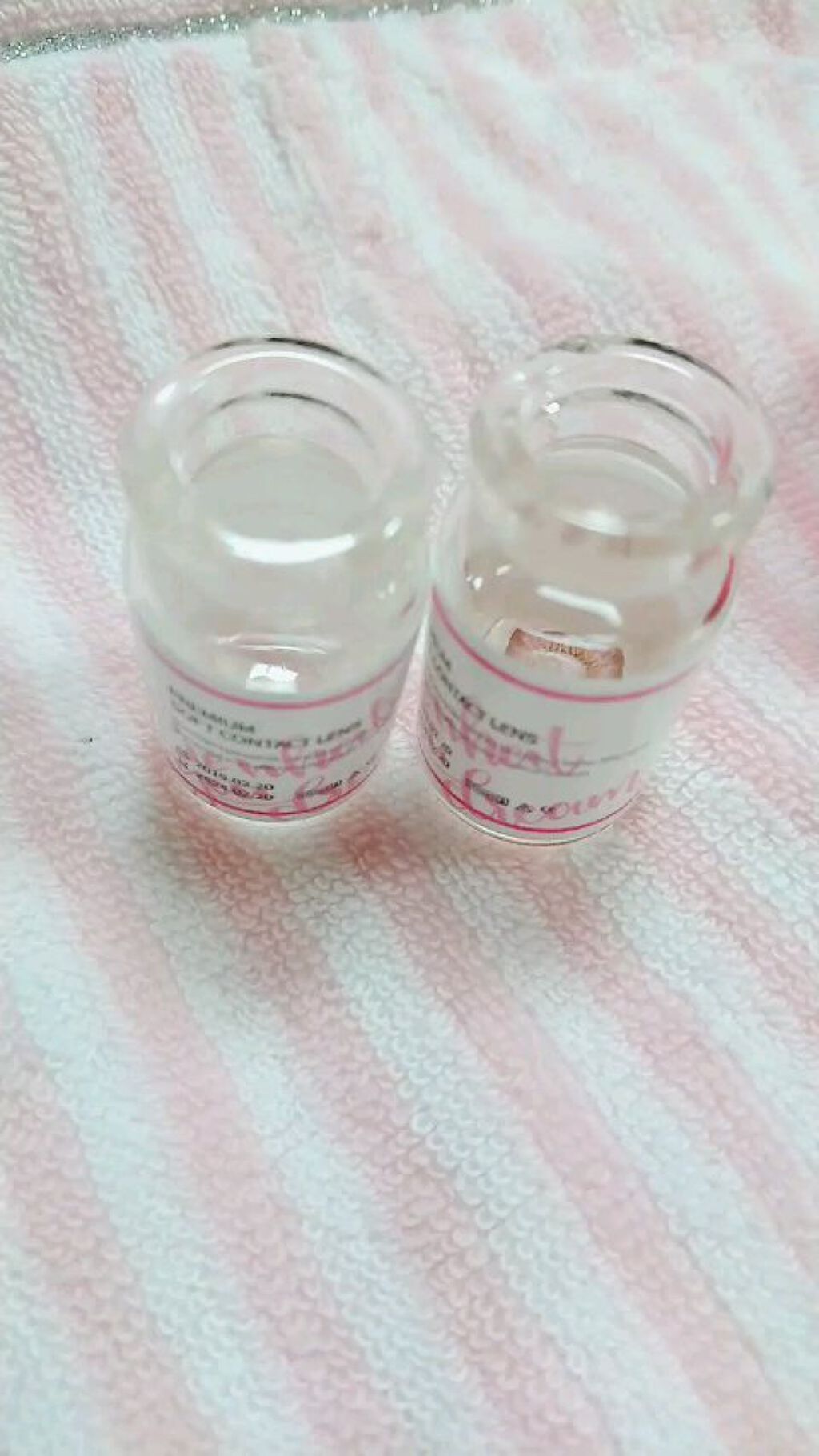 シャンパンピンク/ザピエル/カラーコンタクトレンズの動画クチコミ1つ目