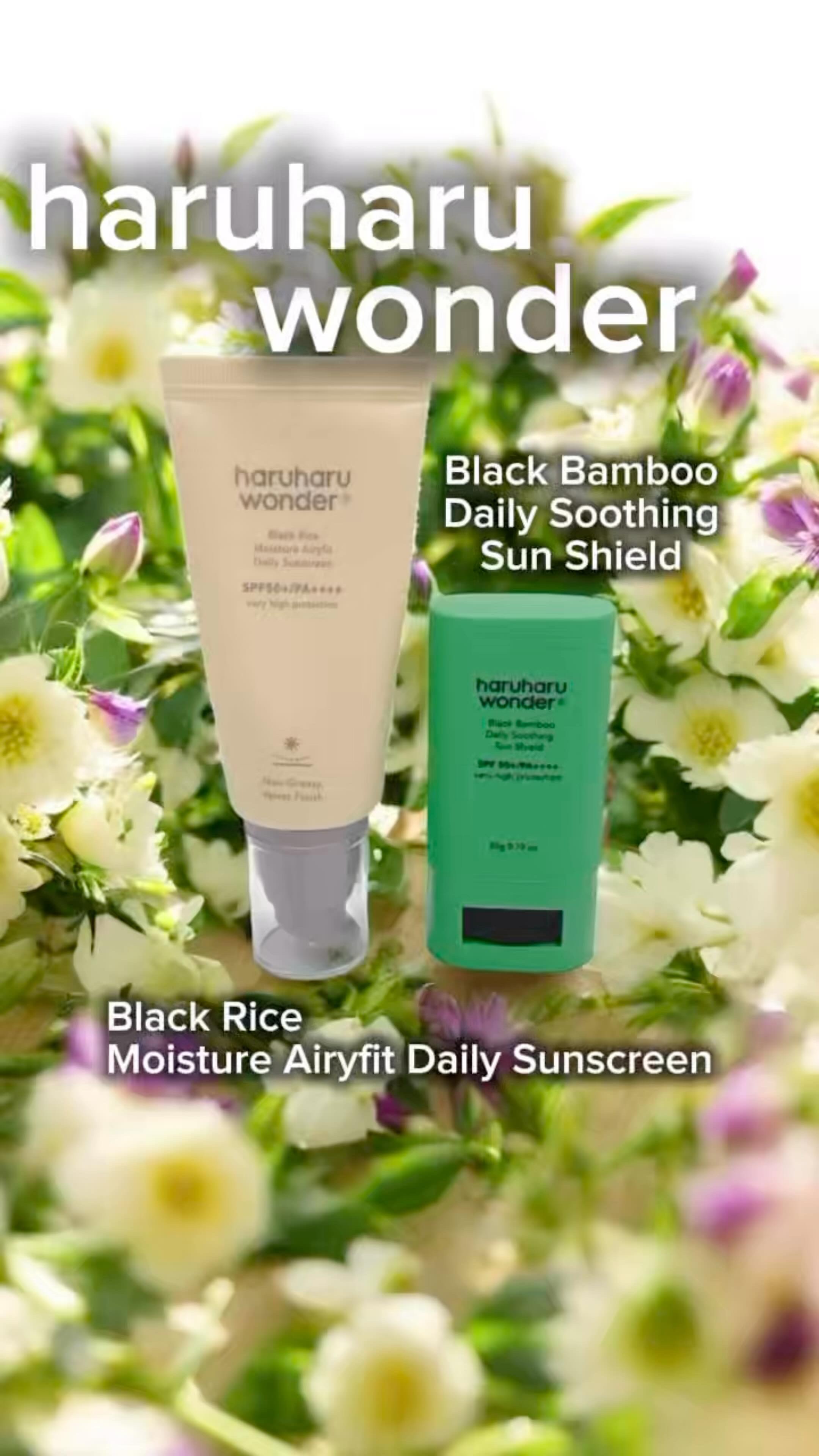 ブラックバンブーデイリー スージングサンシールド 20g SPF 50+/PA++++/haruharu wonder/日焼け止めスティックの人気ショート動画