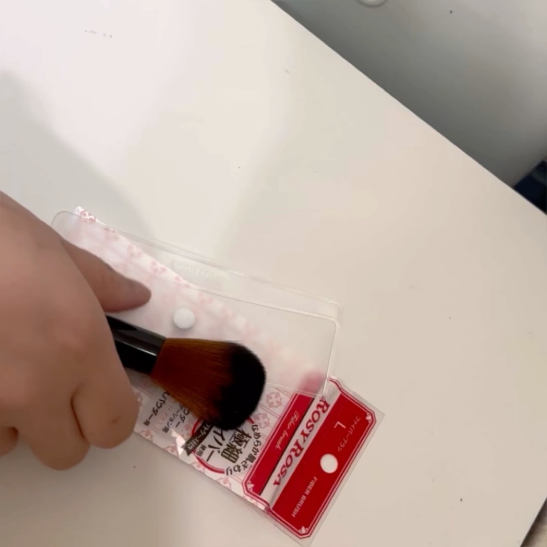 ファイバーブラシL/ロージーローザ/メイクブラシを使ったクチコミ（2枚目）