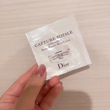 カプチュール トータル セル ENGY リッチ クリーム/Dior/フェイスクリームを使ったクチコミ（1枚目）