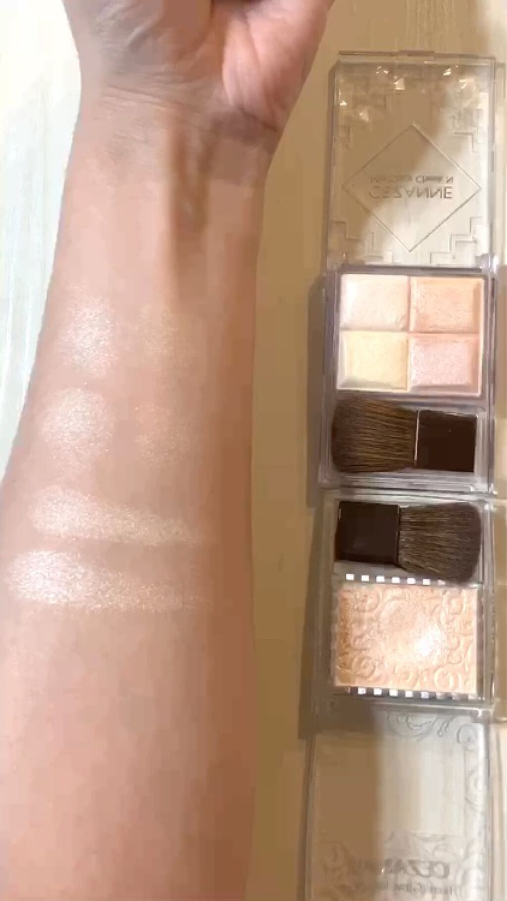 ミックスカラーチーク/CEZANNE/パウダーチークを使ったクチコミ（2枚目）