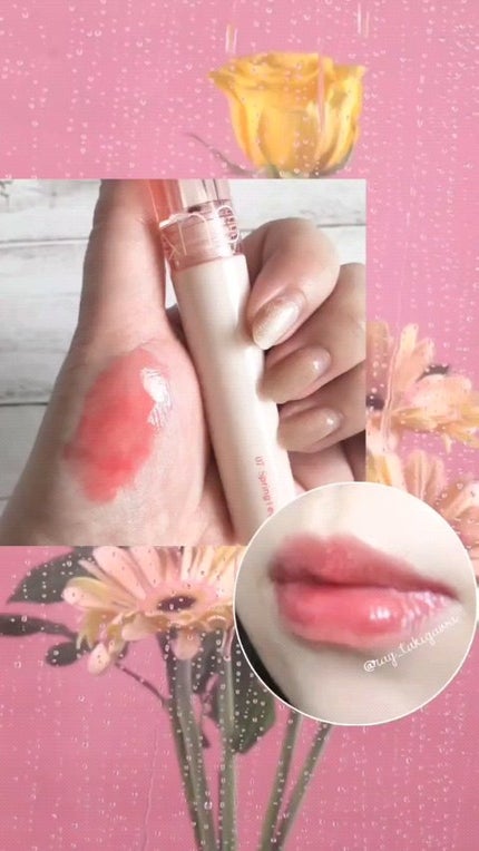 グラスティングカラーグロス/rom&nd/リップグロスの人気ショート動画