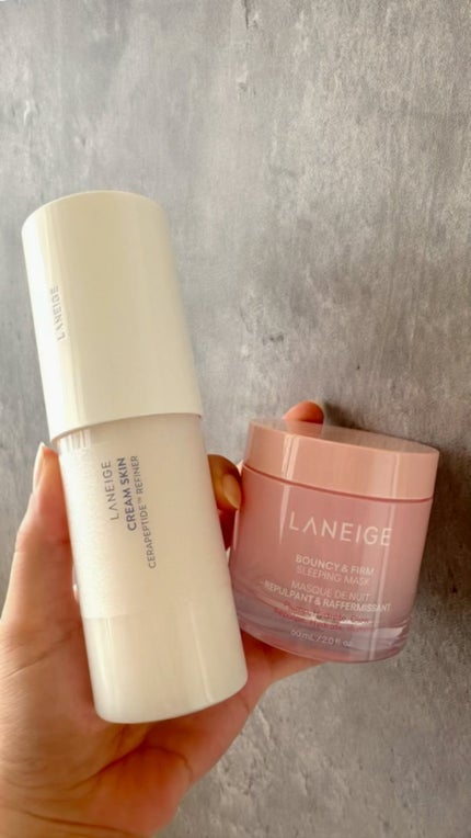 バウンシースリーピングマスク/LANEIGE/フェイスクリームの人気ショート動画